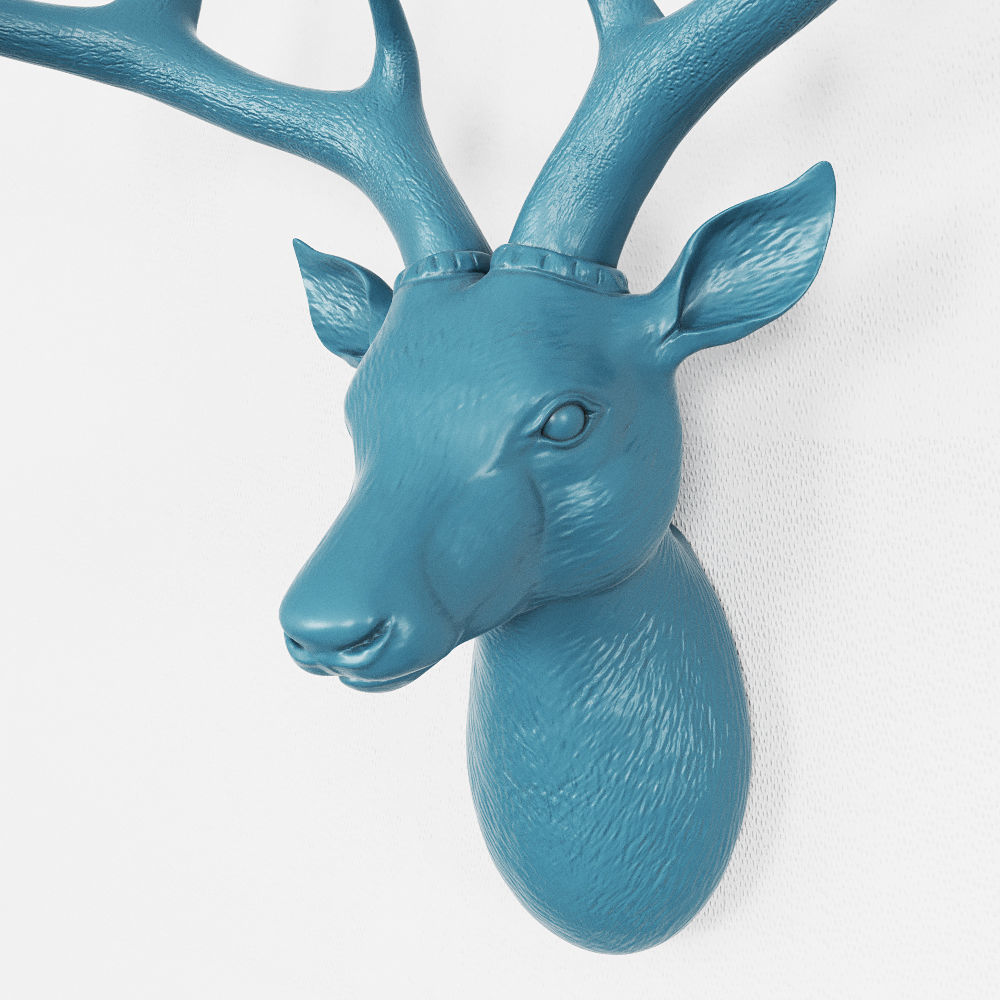 Kare Design Deko Kopf Deer 3D model_3