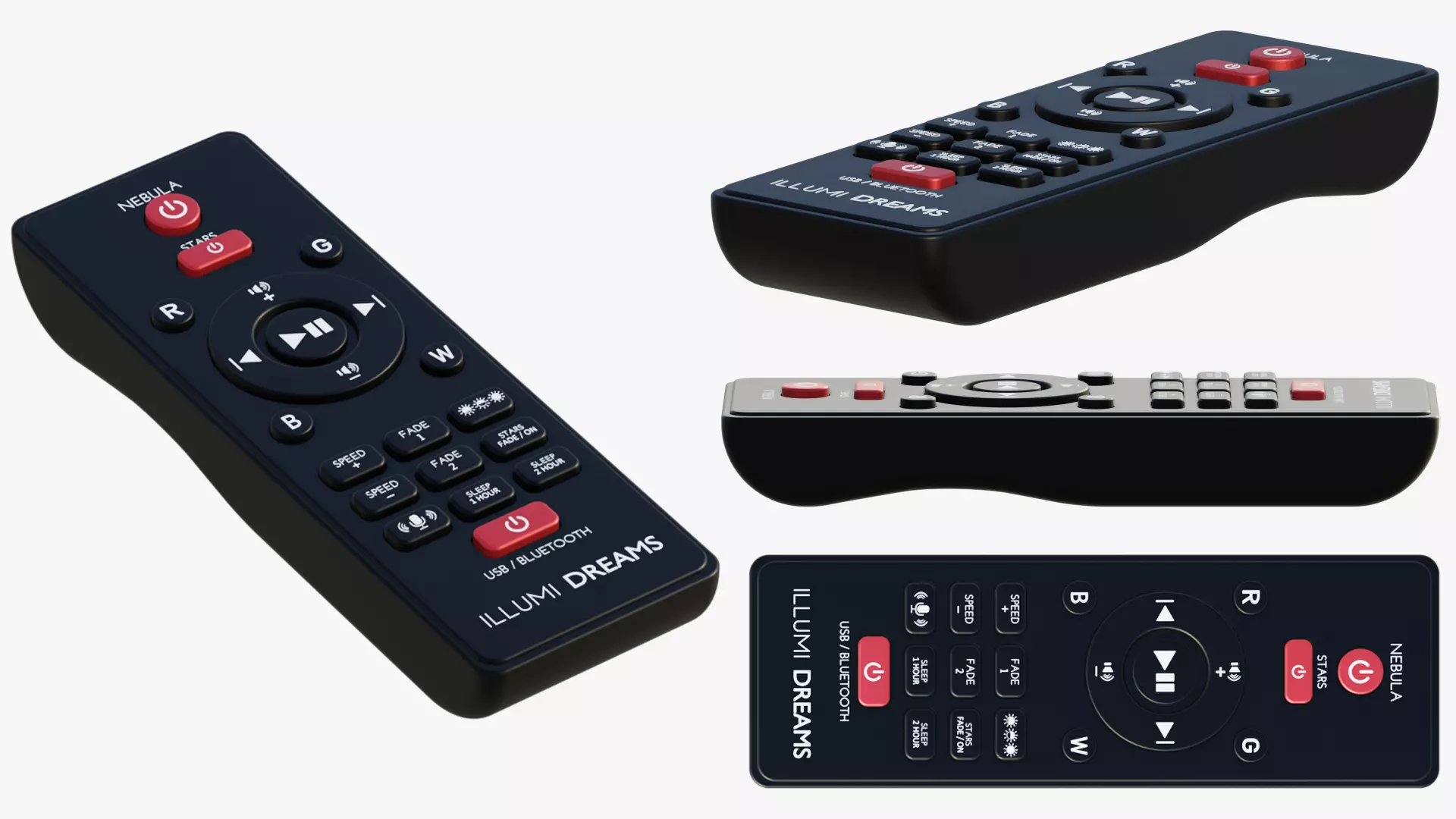 Smart Nebula Projector Remote Controller 3D model