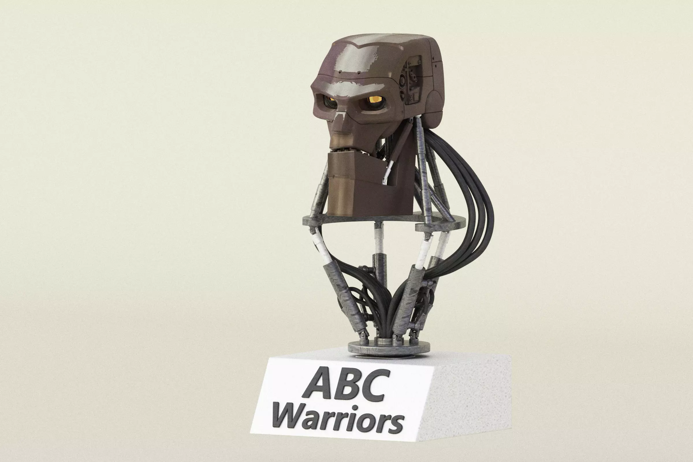 ABC Warriors Skull Replica 3D print model
