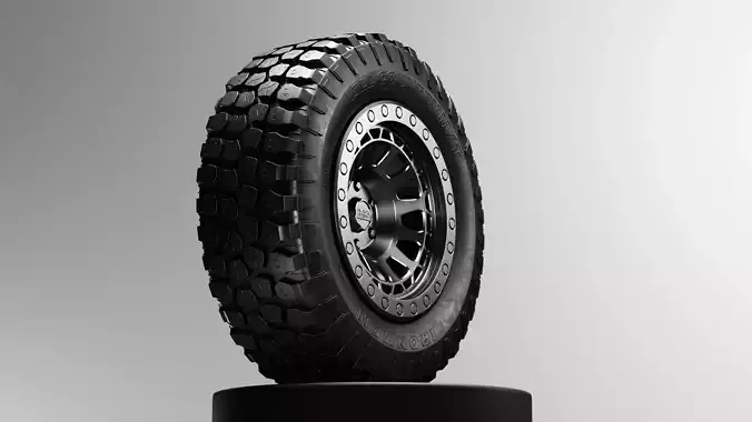 Ironman All Country MT Offroad Truck Tire 3D model 3