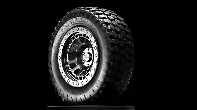 Ironman All Country MT Offroad Truck Tire 3D model 4