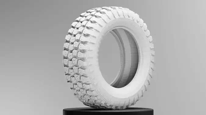 Ironman All Country MT Offroad Truck Tire 3D model 7