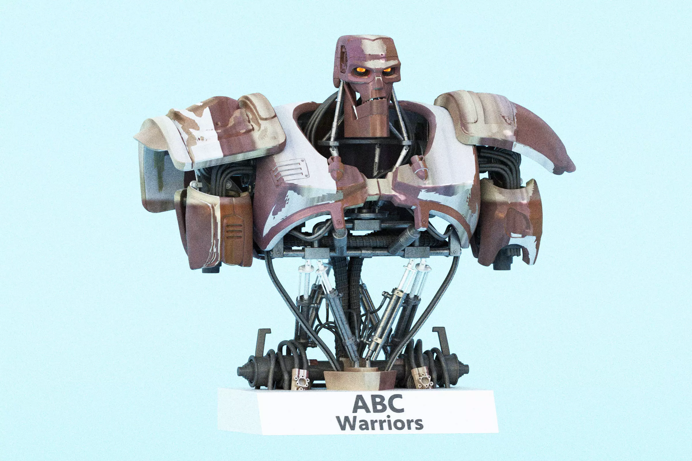 ABC Warriors Bust Replica 3D print model