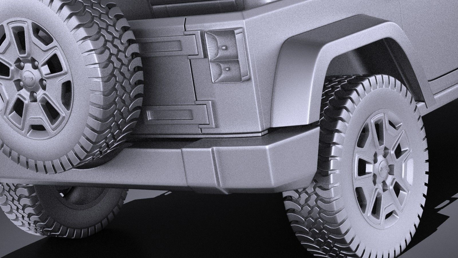 Jeep Wrangler Willis Wheeler 2016 VRAY  3D model_12