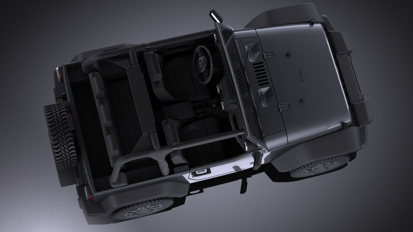 Jeep Wrangler Willis Wheeler 2016 VRAY  3D model_6