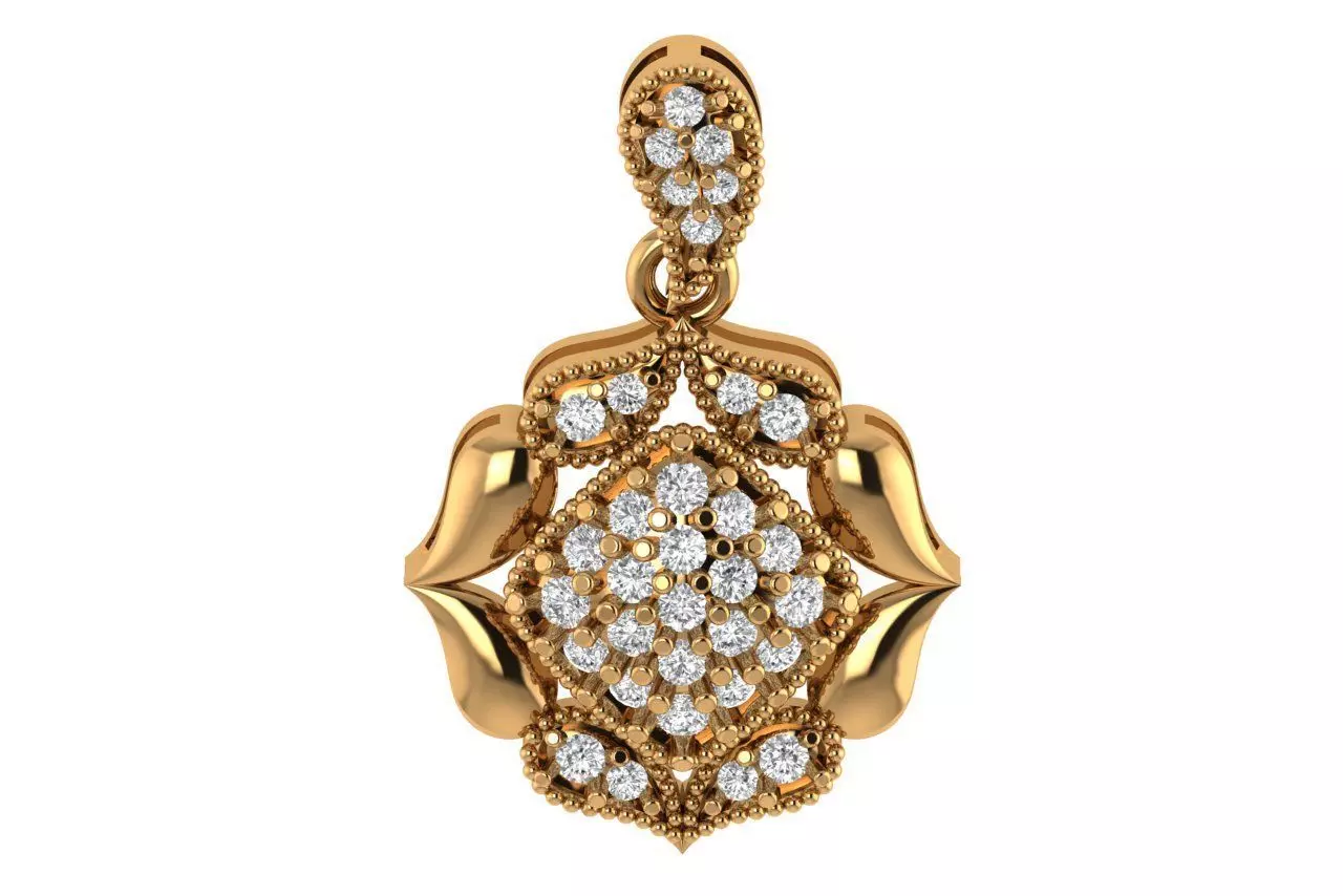 Antique Pendant 3D print model