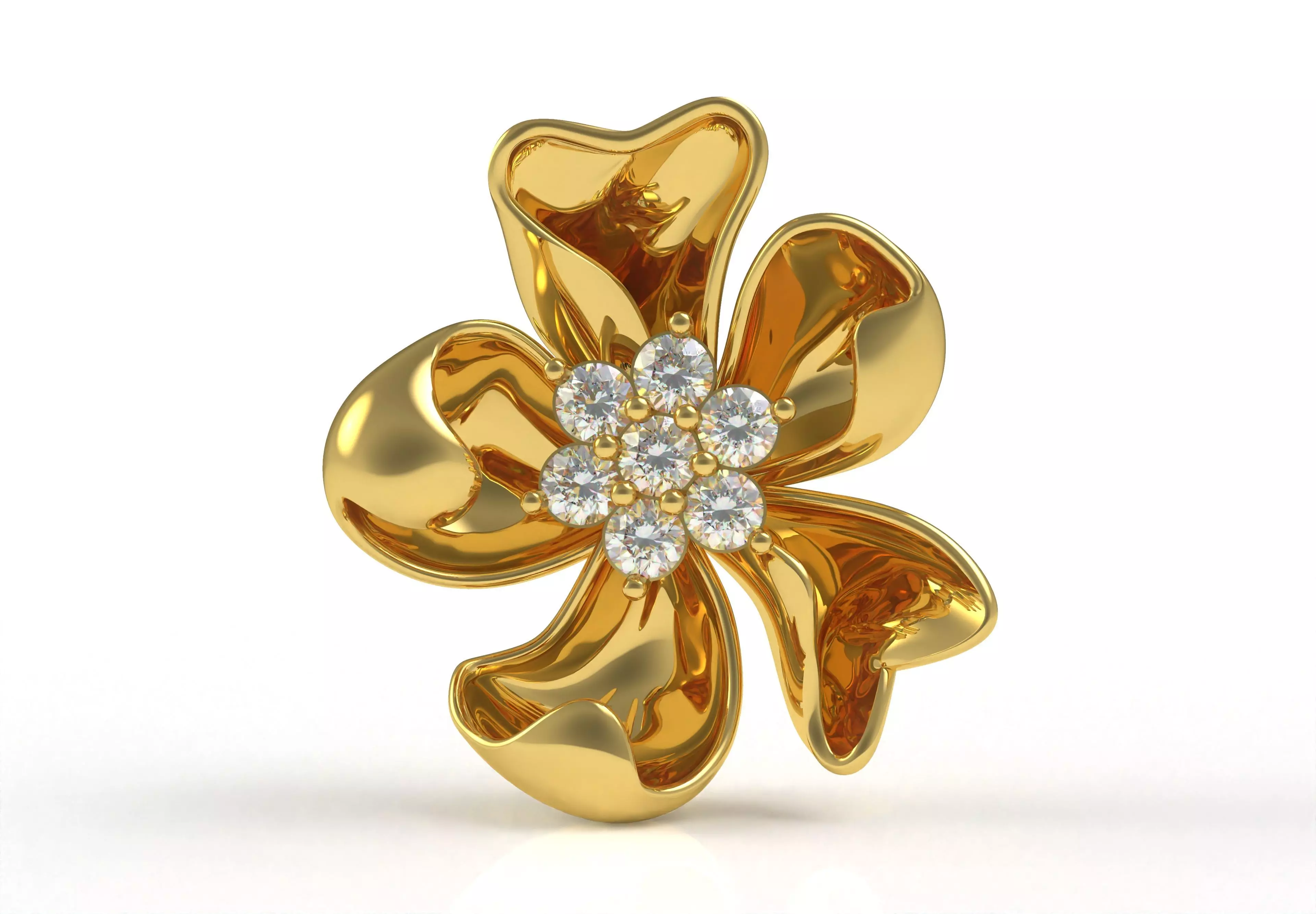 Flower Pendant 3D print model