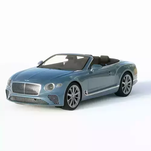 Bentley Continental GT Convertible 2020 3D model
