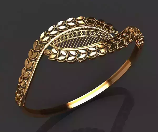 1379 Twinleaf Harmony Bracelet 10gm 3D print model