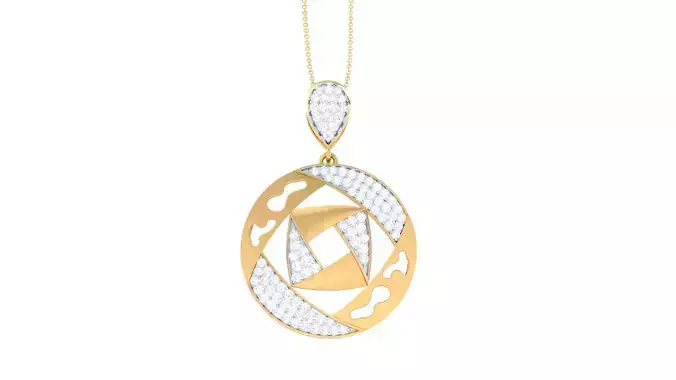 Custom Design Gold Pendant