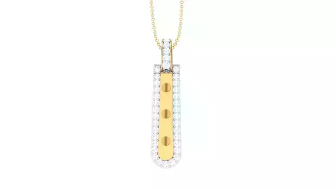 Custom Design Gold Pendant