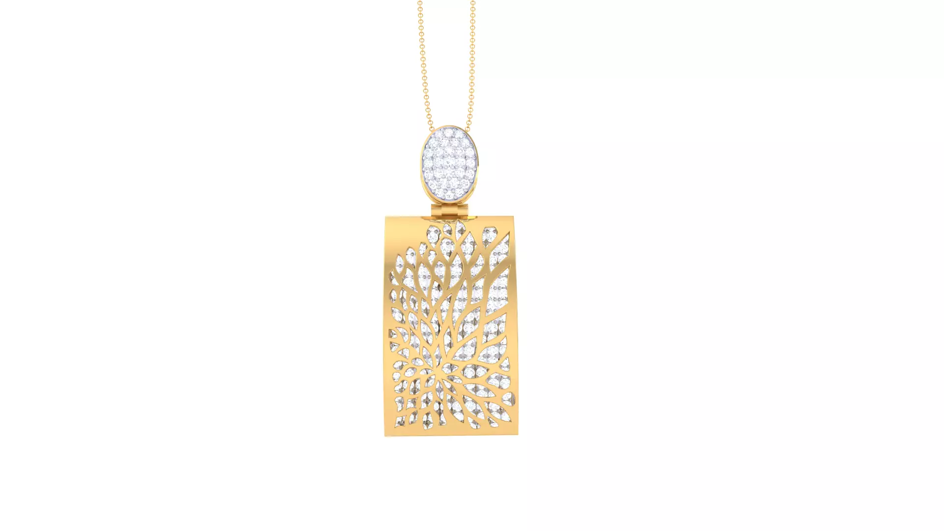 Custom Design Gold Pendant 3D print model