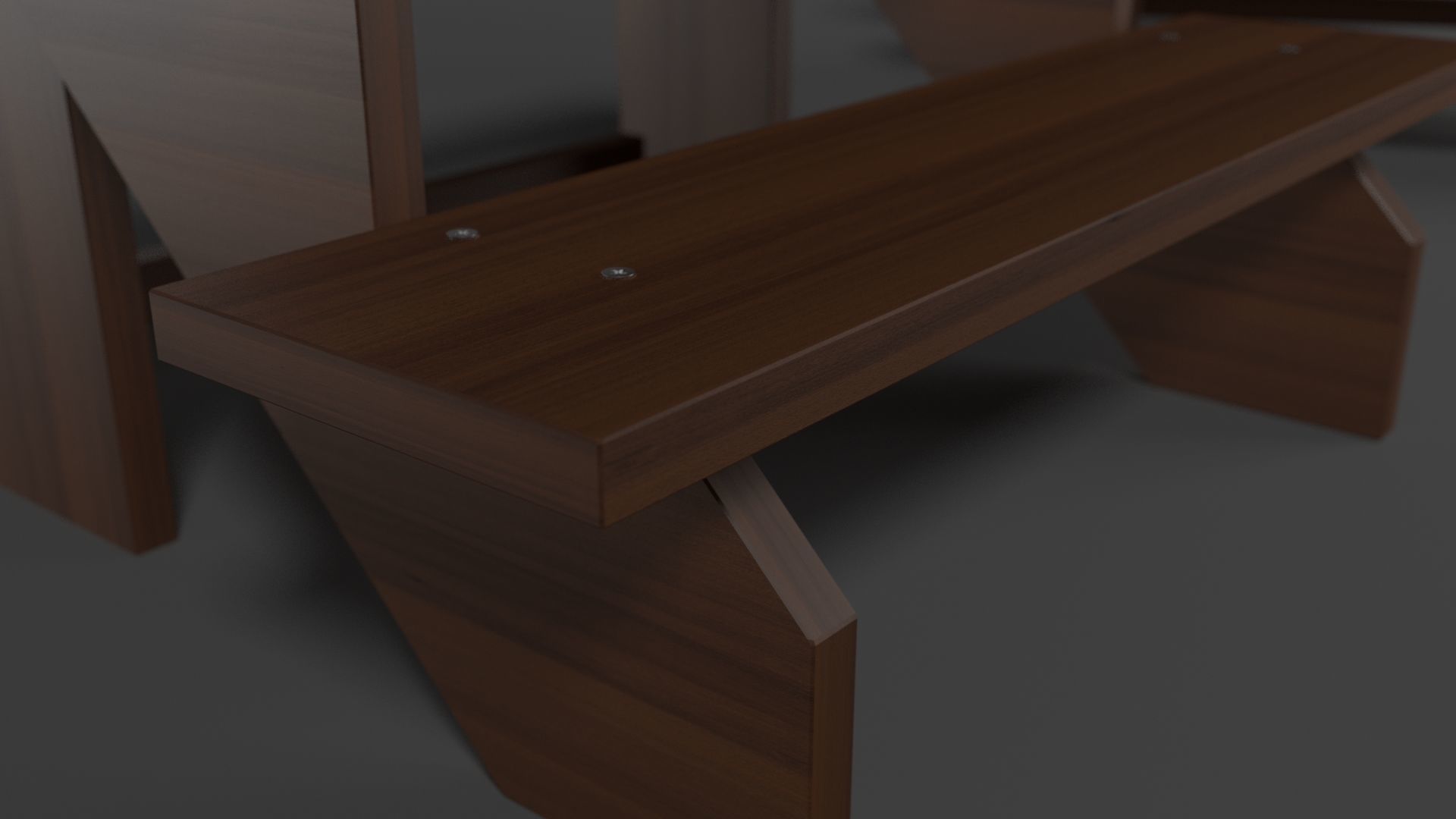 3 tier Flower pot rack 3D model_1