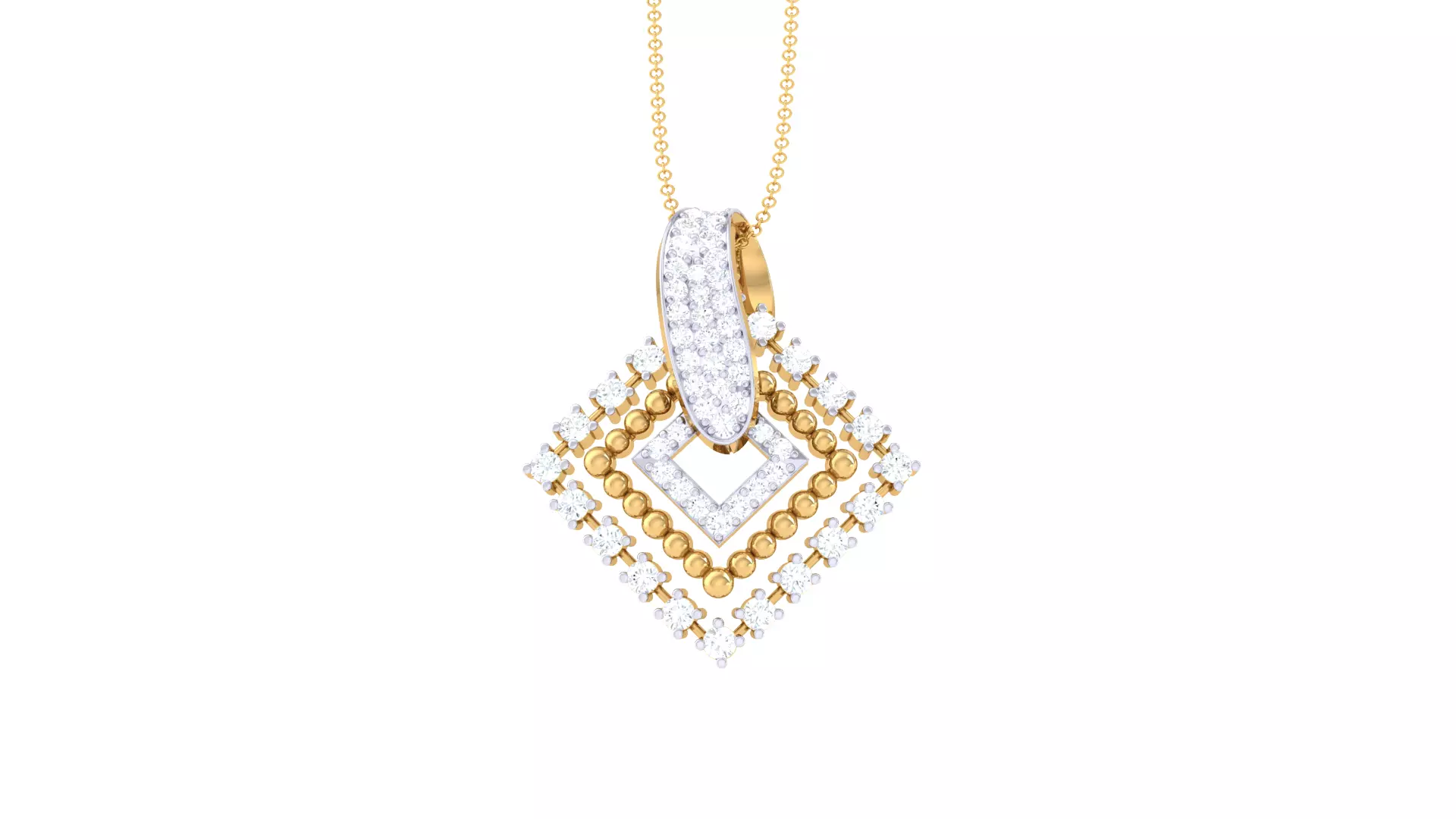 Custom Design Gold Pendant 3D print model