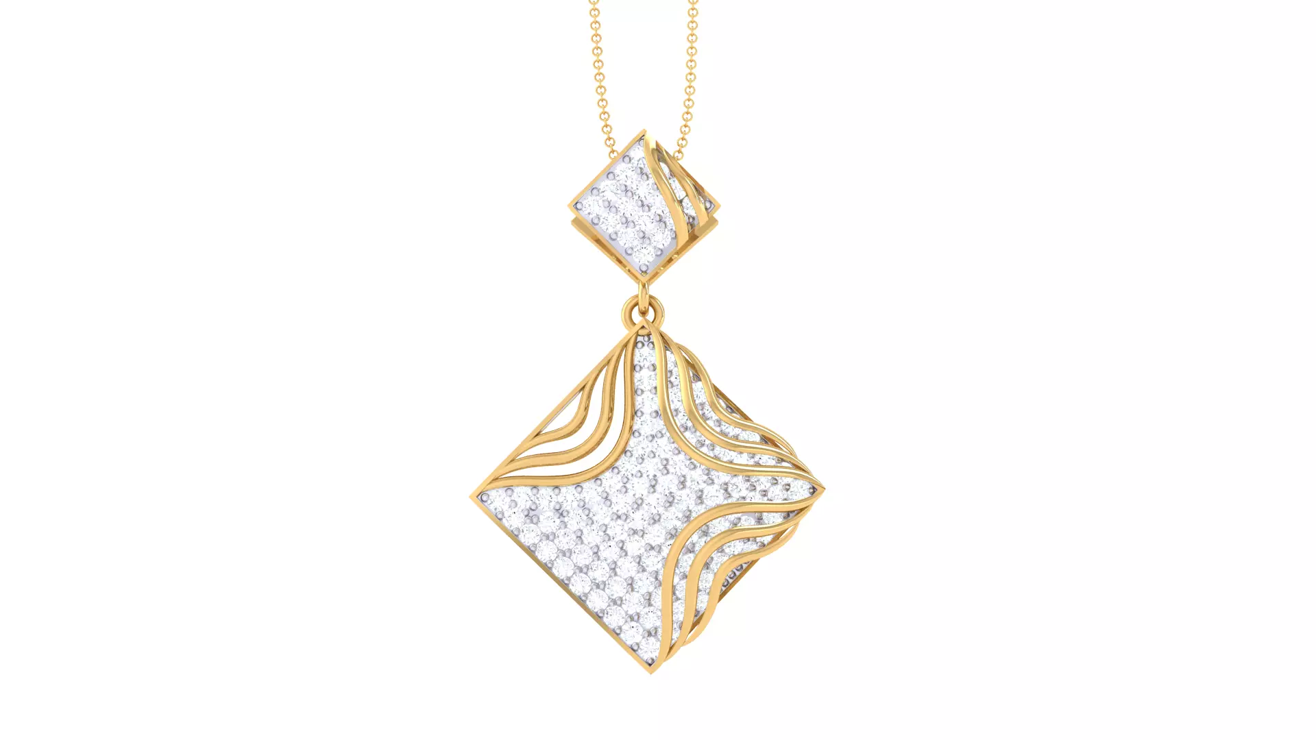 Custom Design Gold Pendant 3D print model