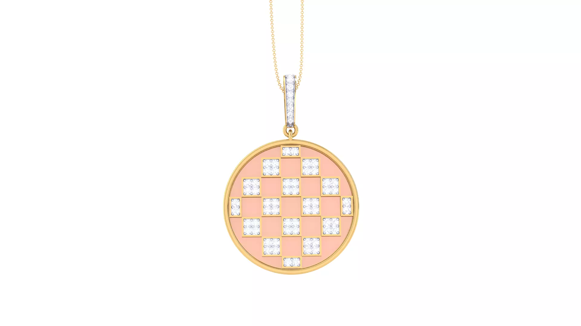 Custom Design Gold Pendant 3D print model