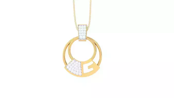 Custom Design Gold Pendant