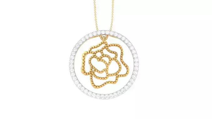 Custom Design Gold Pendant