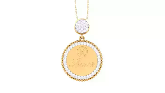 Custom Design Gold Pendant