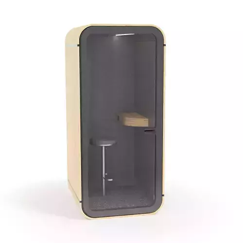 Smart Soundproof Office Pod 3D model