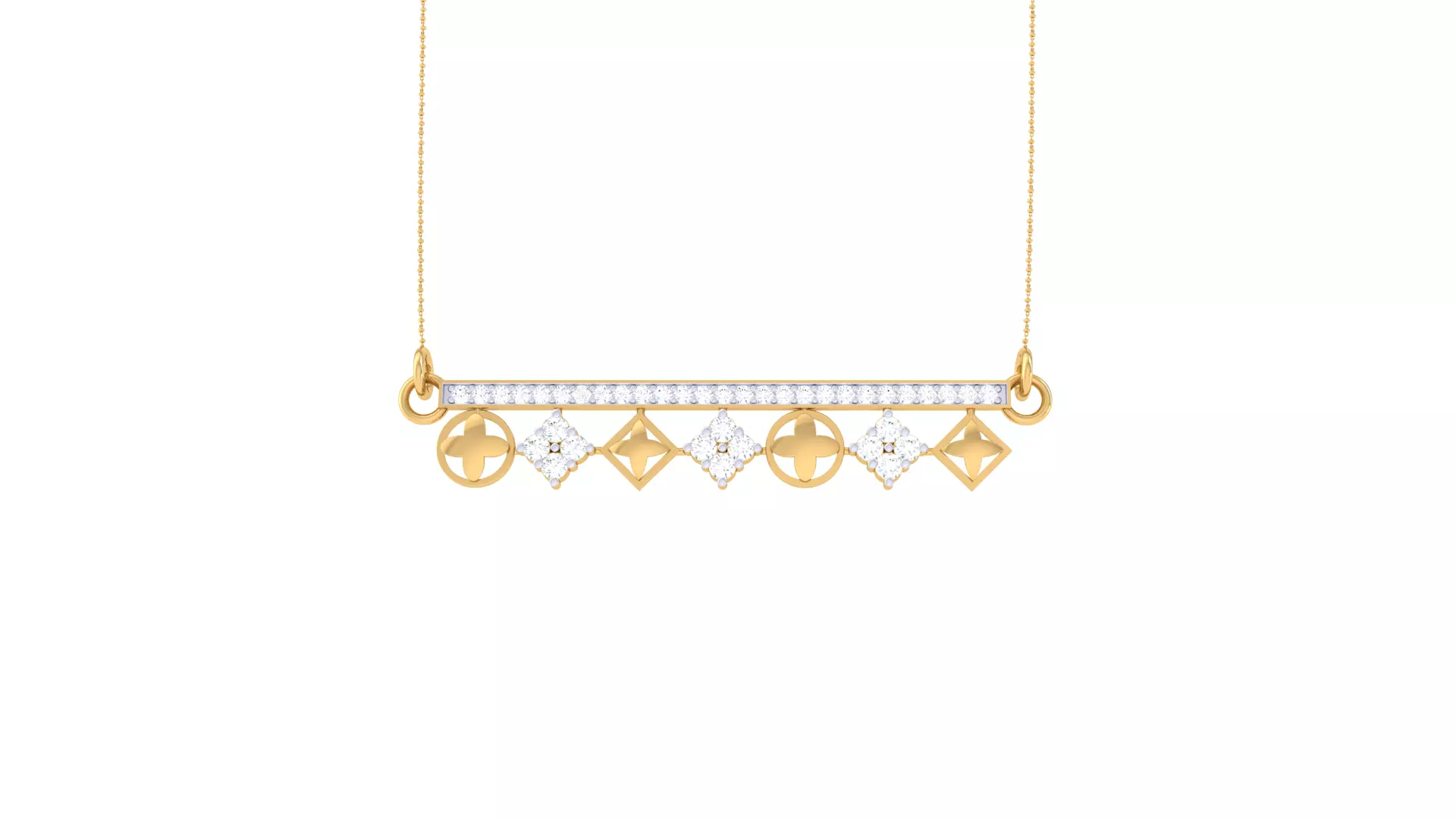 Custom Design Gold Pendant 3D print model
