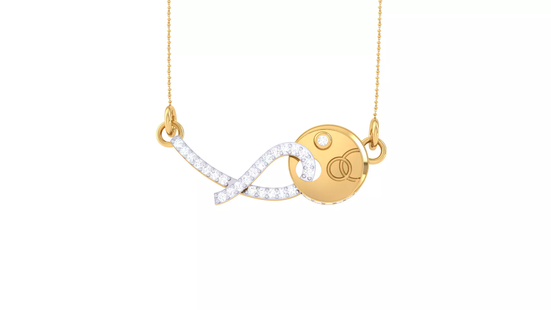 Custom Design Gold Pendant 3D print model