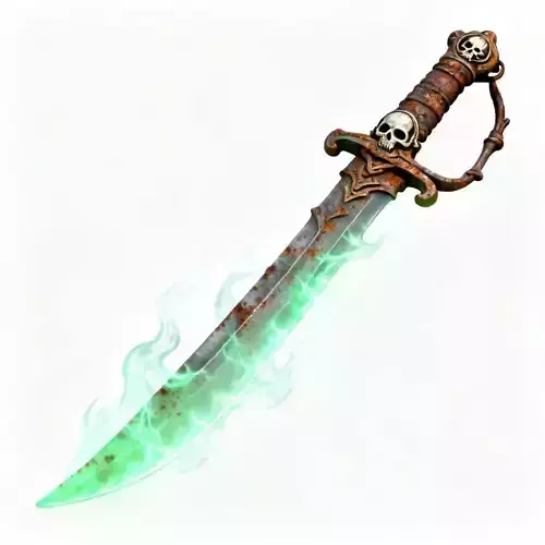 Cursed Spectral Cutlass 3D Model