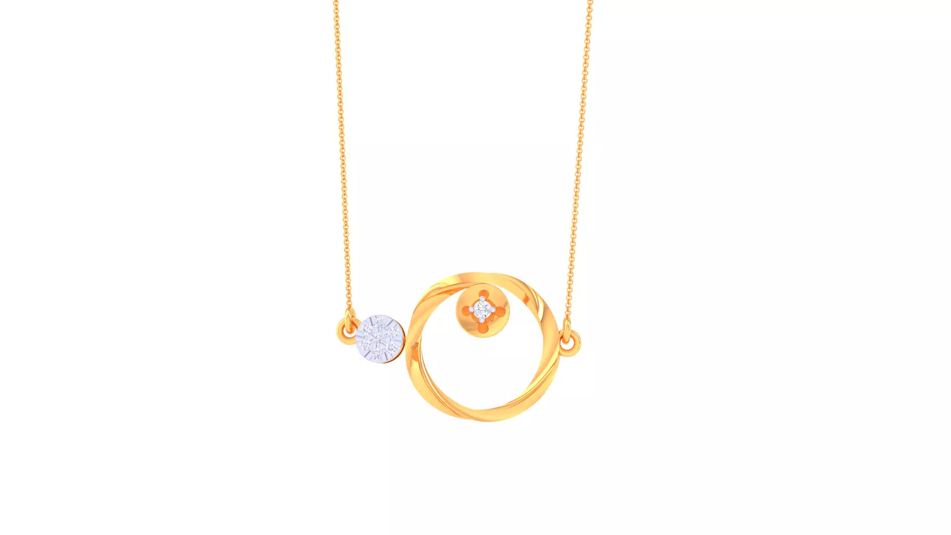 Custom Design Gold Pendant 3D print model