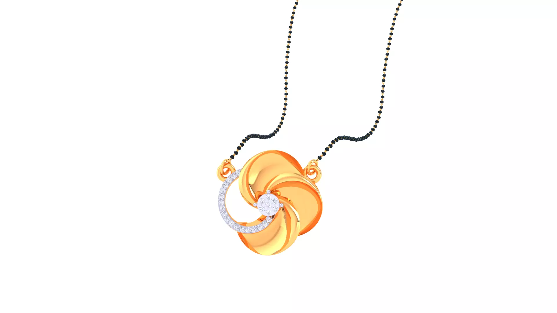 Custom Design Gold Pendant 3D print model