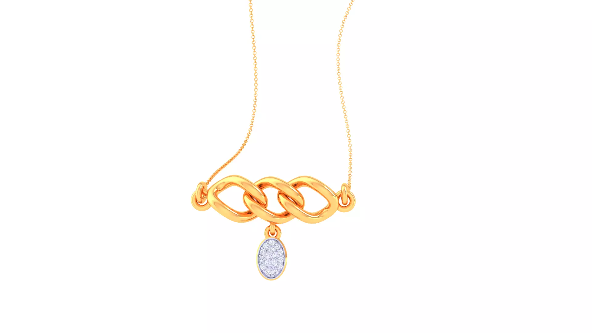 Custom Design Gold Pendant 3D print model