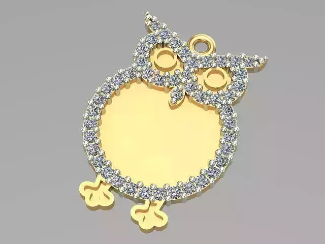 sintered ovl pendant 