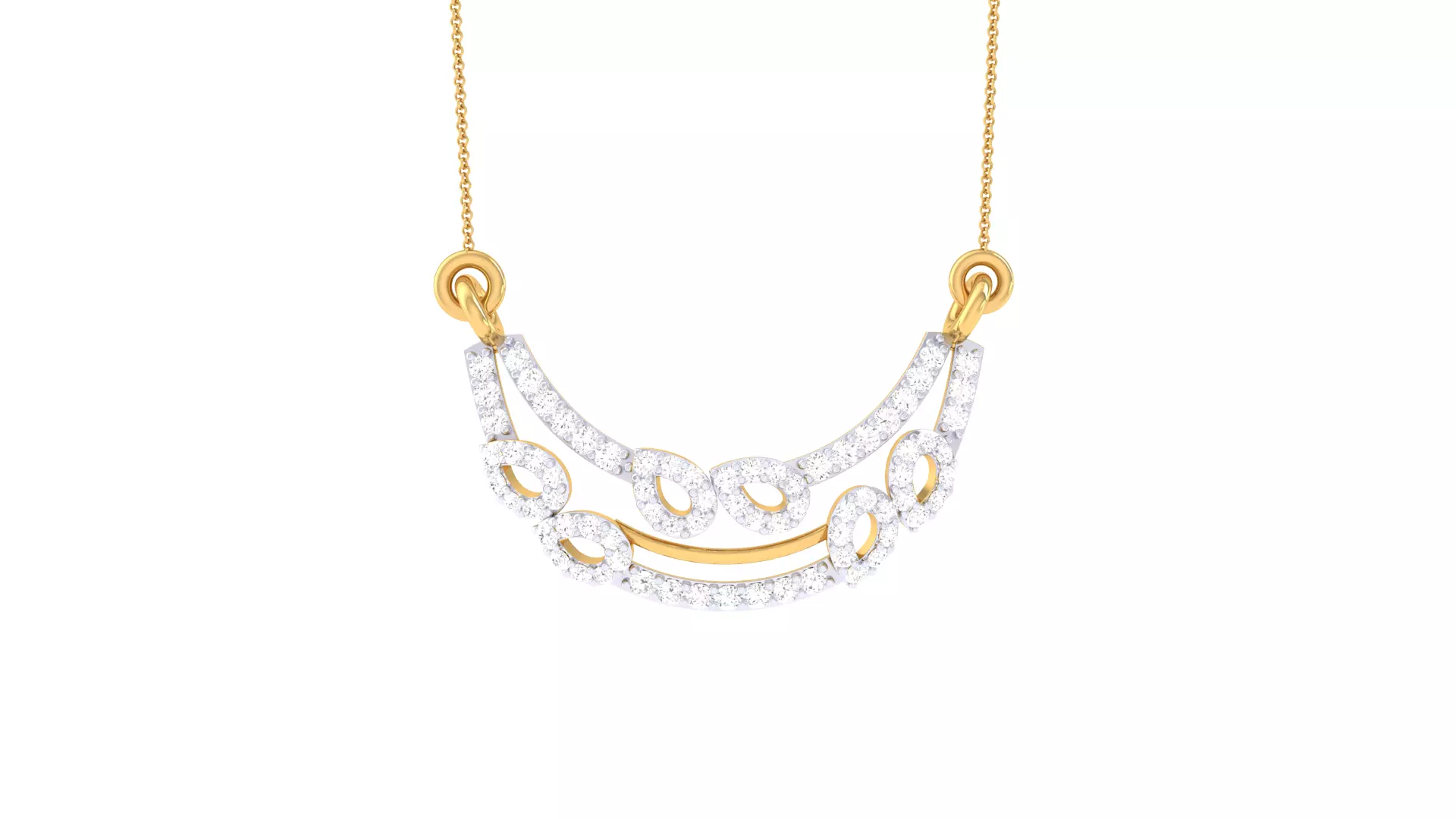 Custom Design Gold Pendant 3D print model