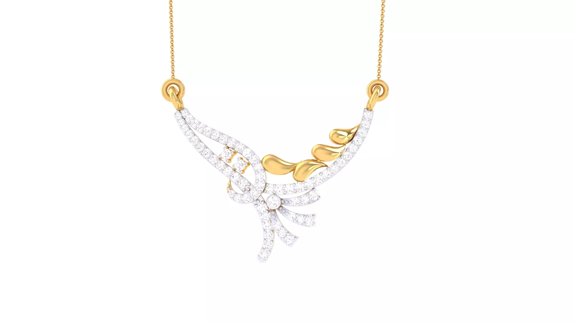 Custom Design Gold Pendant 3D print model