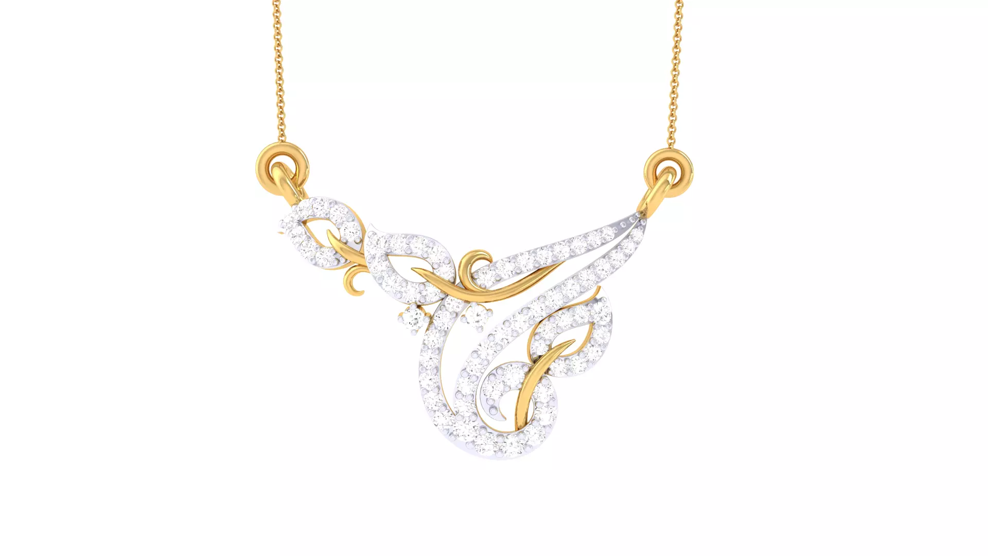 Custom Design Gold Pendant 3D print model