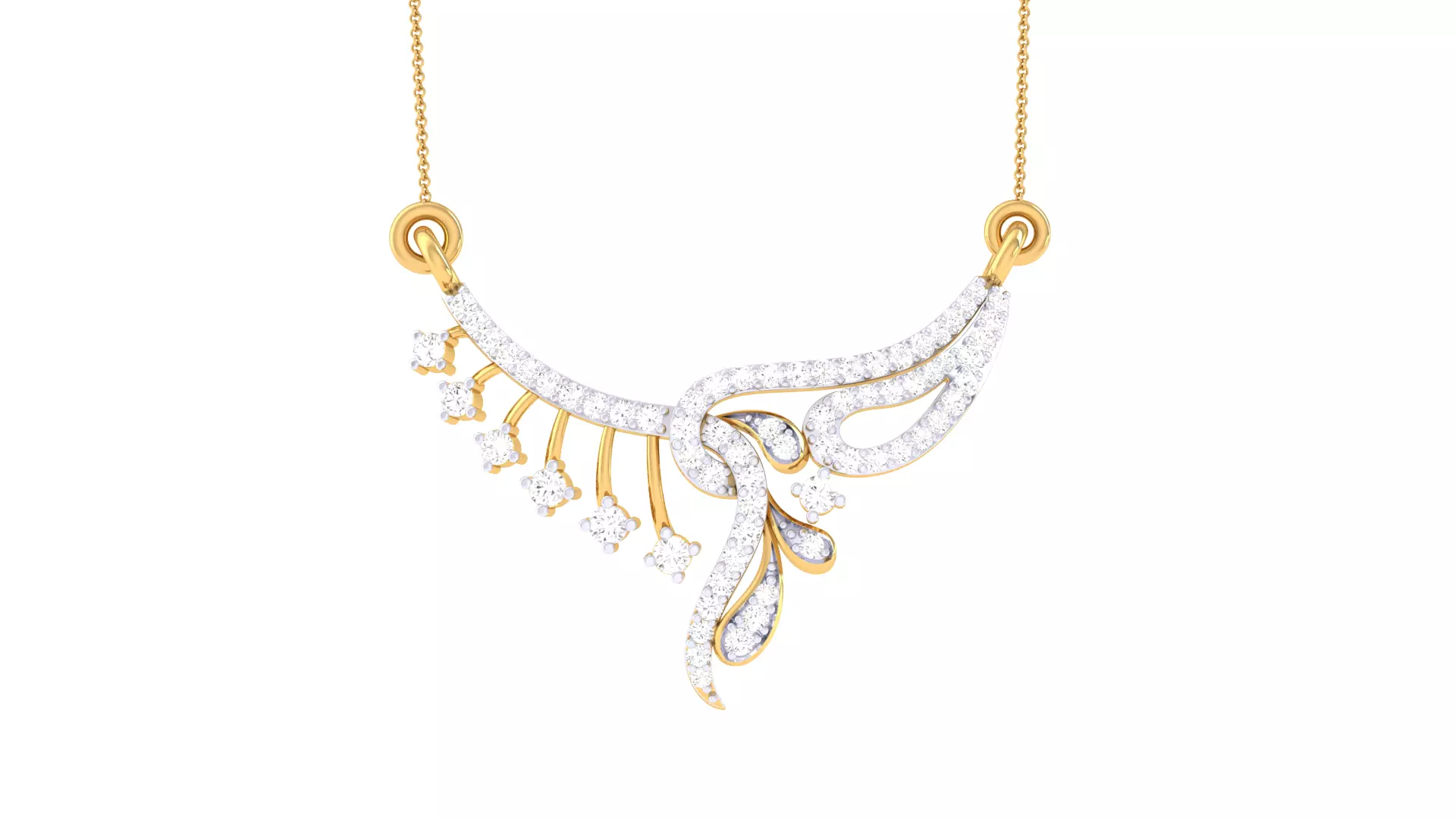 Custom Design Gold Pendant 3D print model