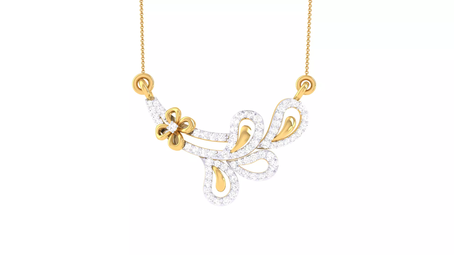 Custom Design Gold Pendant 3D print model