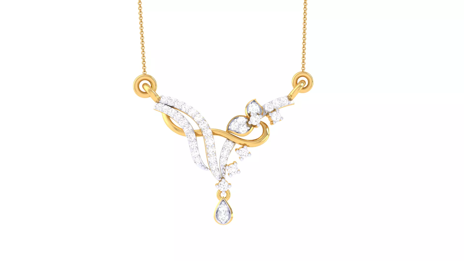 Custom Design Gold Pendant 3D print model