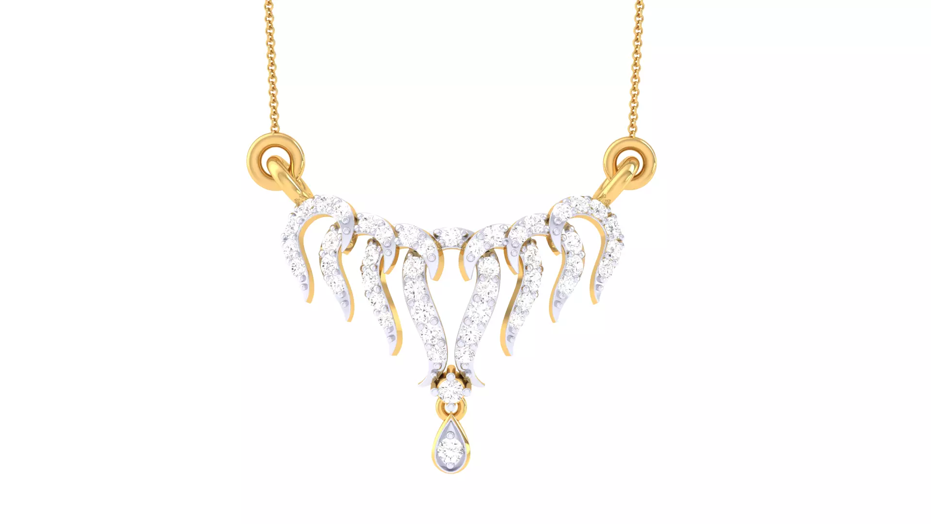 Custom Design Gold Pendant 3D print model
