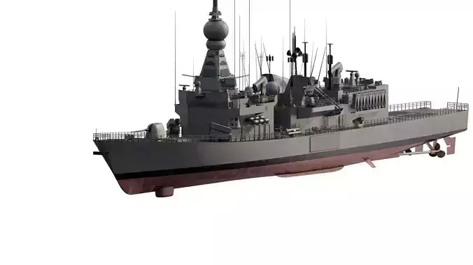 GREEK NAVY MULTIROLE ADVANCED FRIGATE 3D model