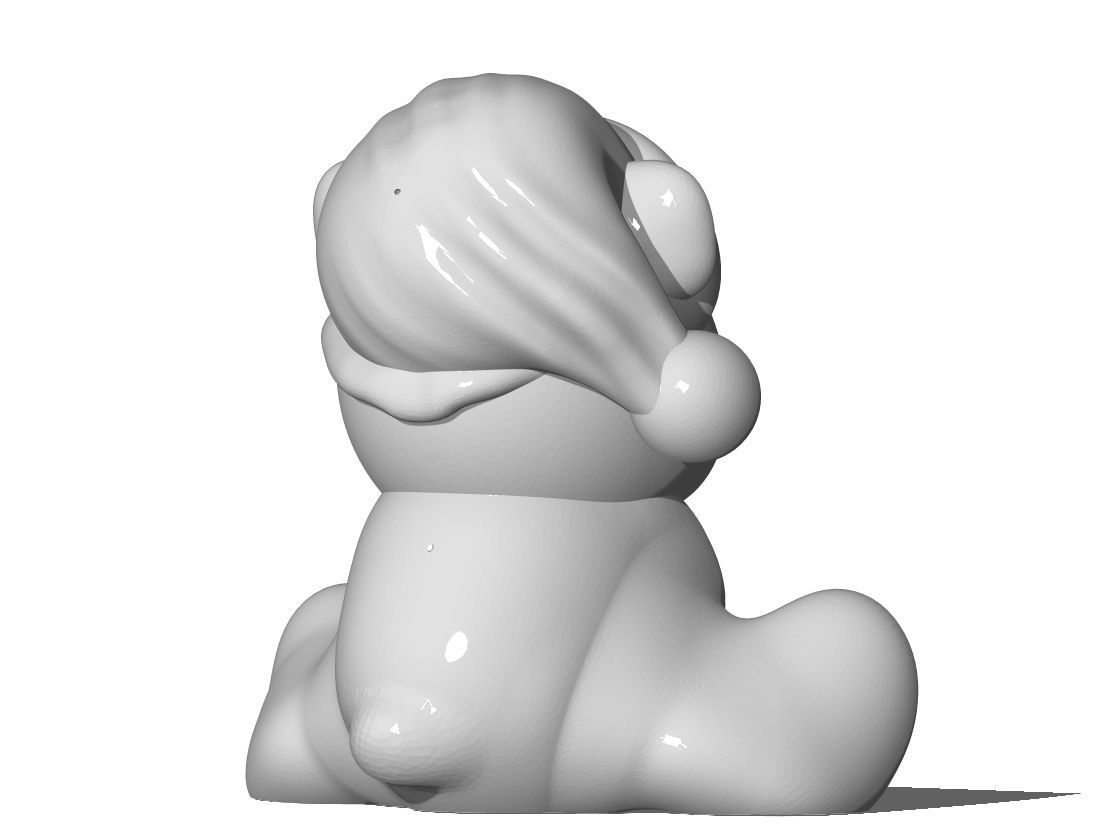 Xmas Bear 3D print model_3