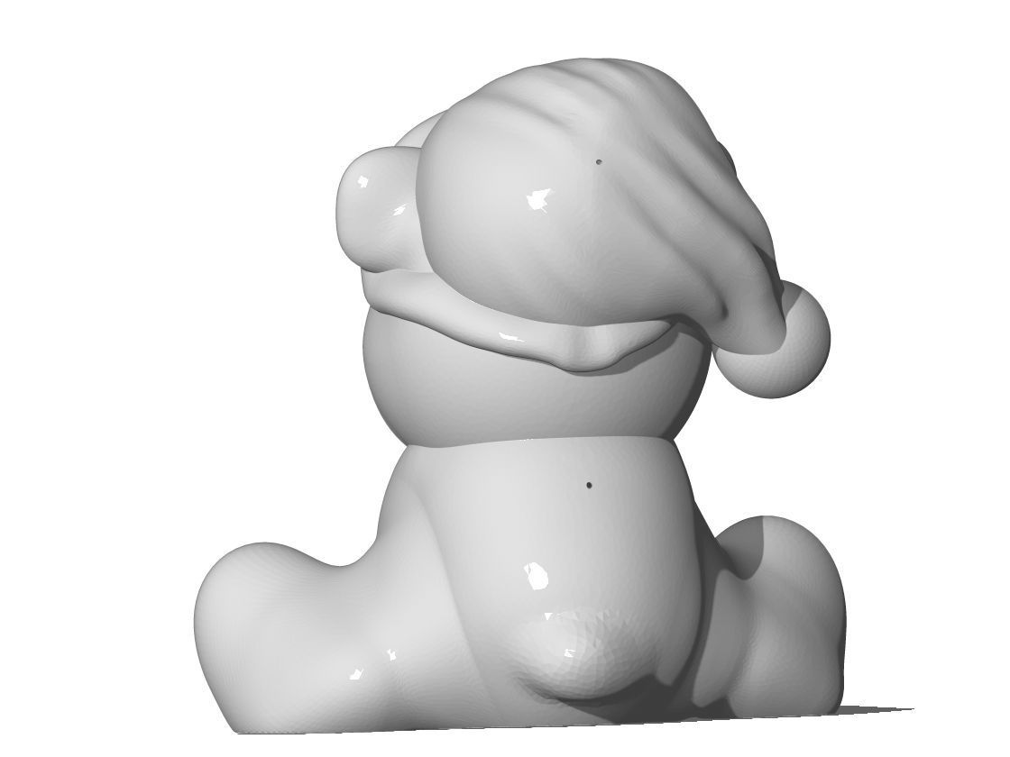 Xmas Bear 3D print model_2