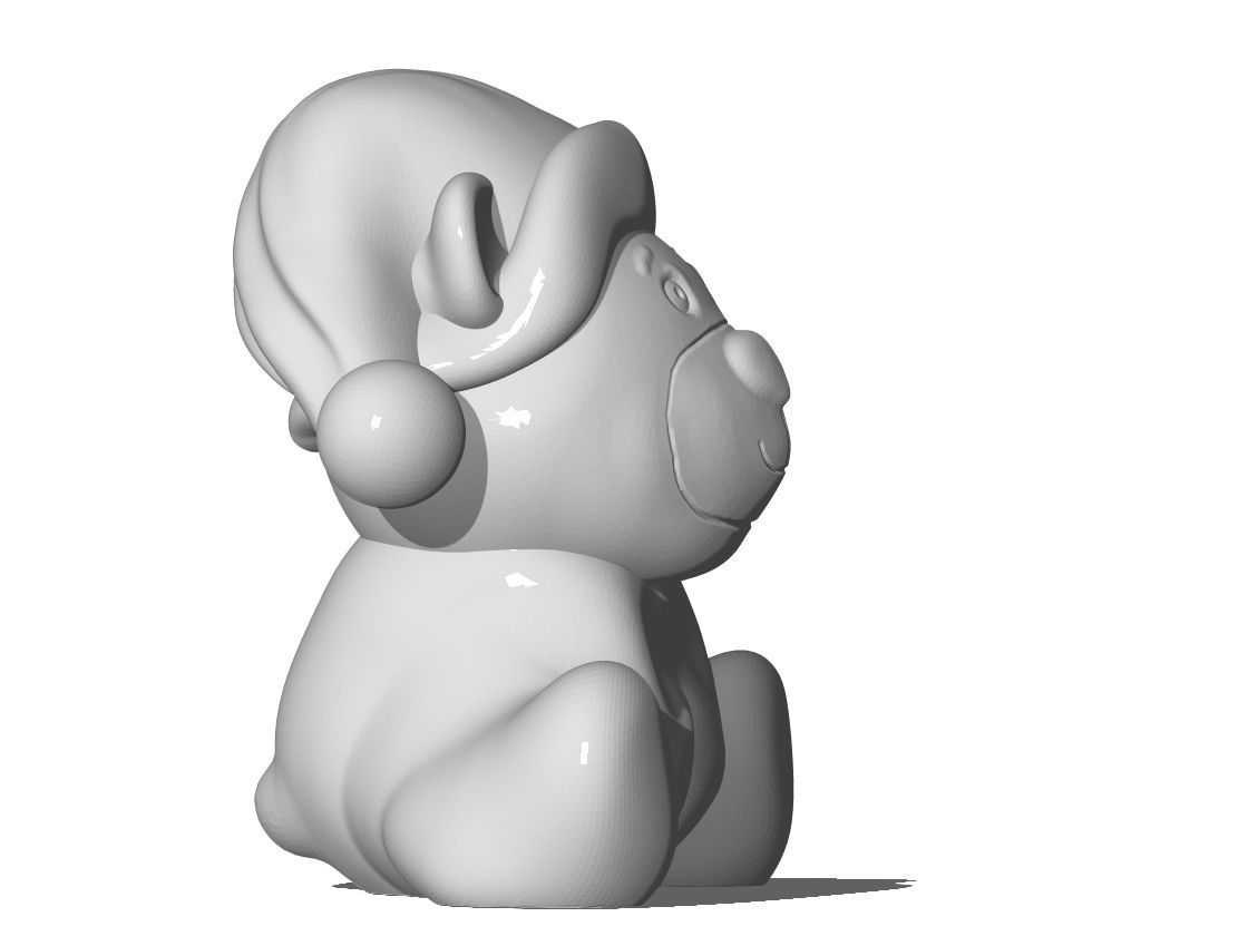 Xmas Bear 3D print model_4