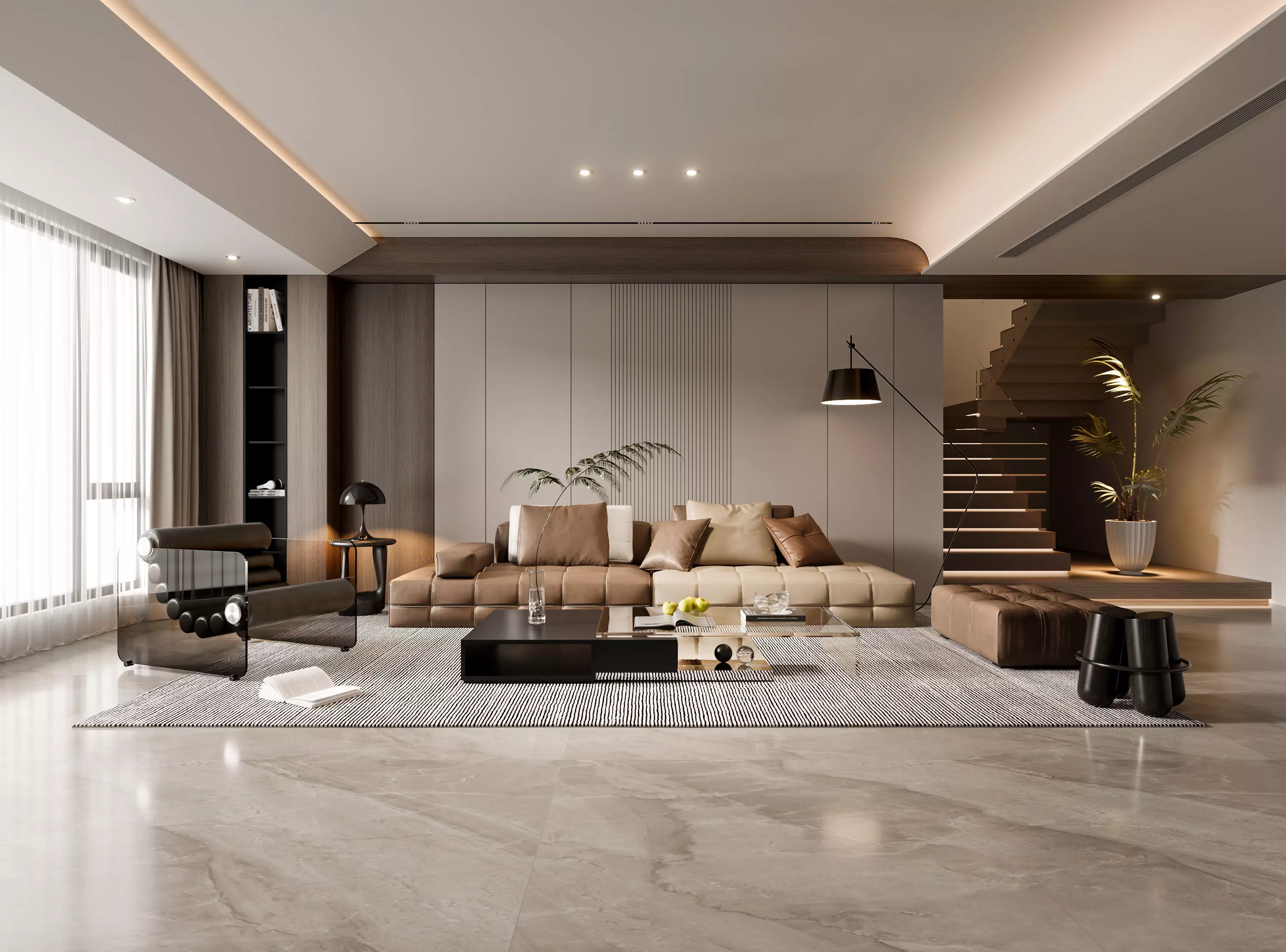 Indoor model of the reception room 3D model