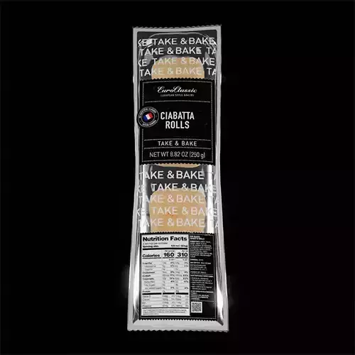 Ciabatta Rolls 3D model 3