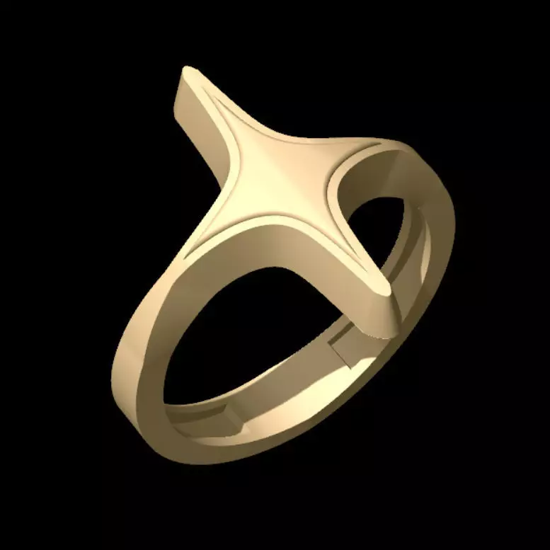 Star Ring 3D print model