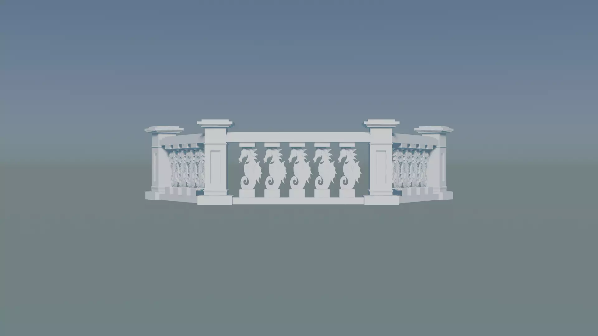 Balustrade 3D print model