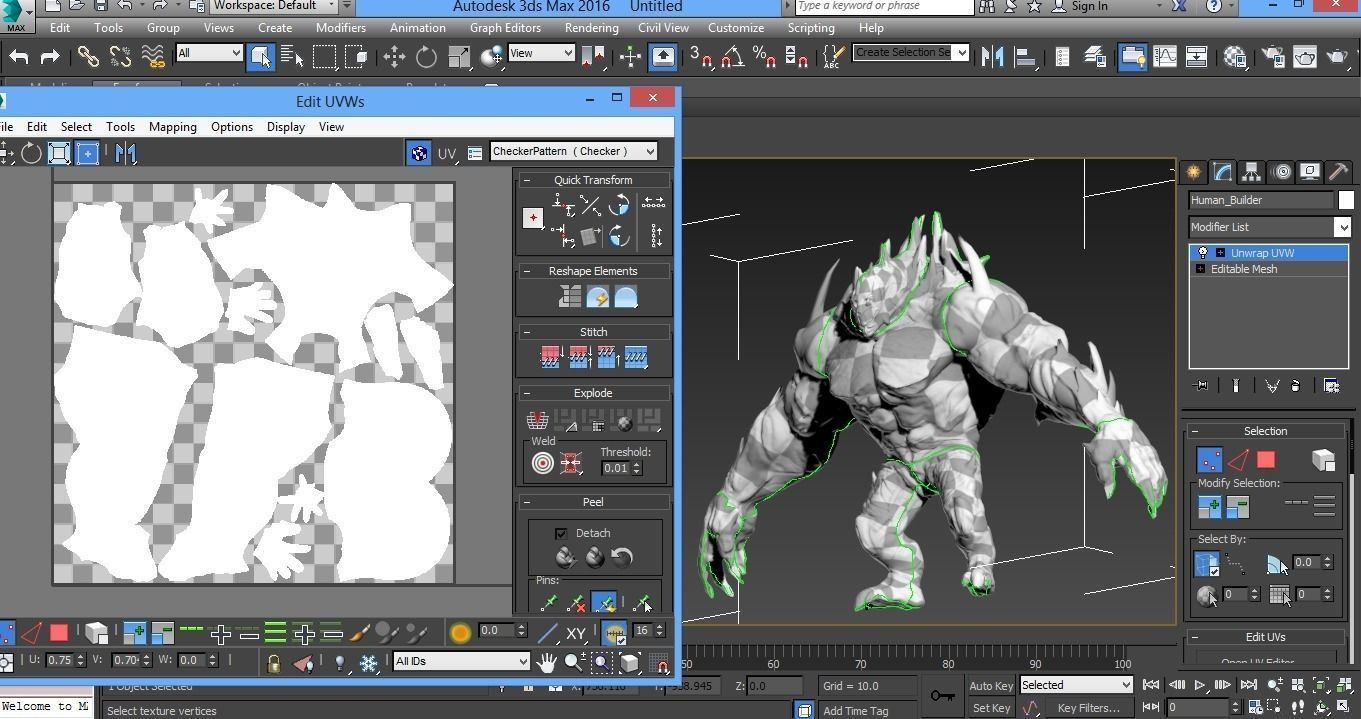 Mutant Human 3D model_5