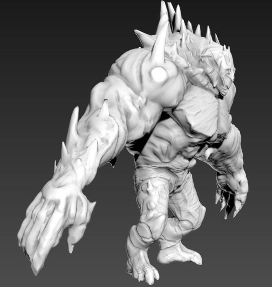 Mutant Human 3D model_4
