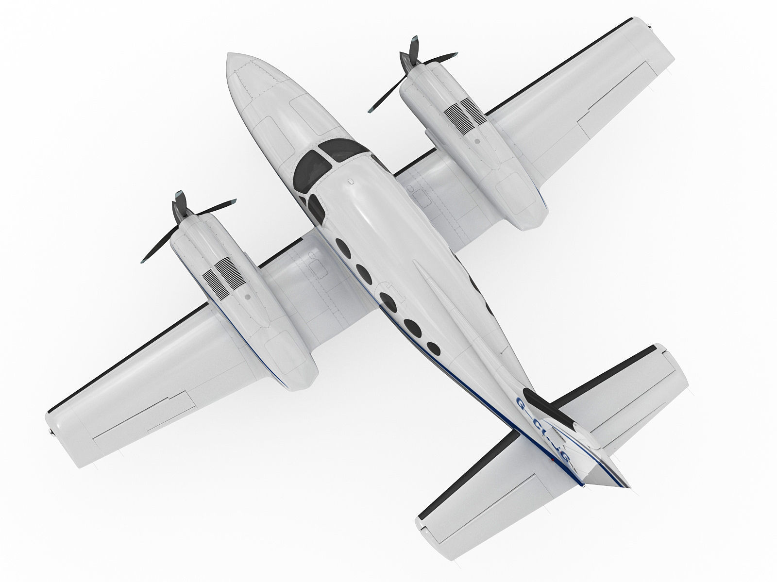 Cessna 421 Golden Eagle 3D model_9