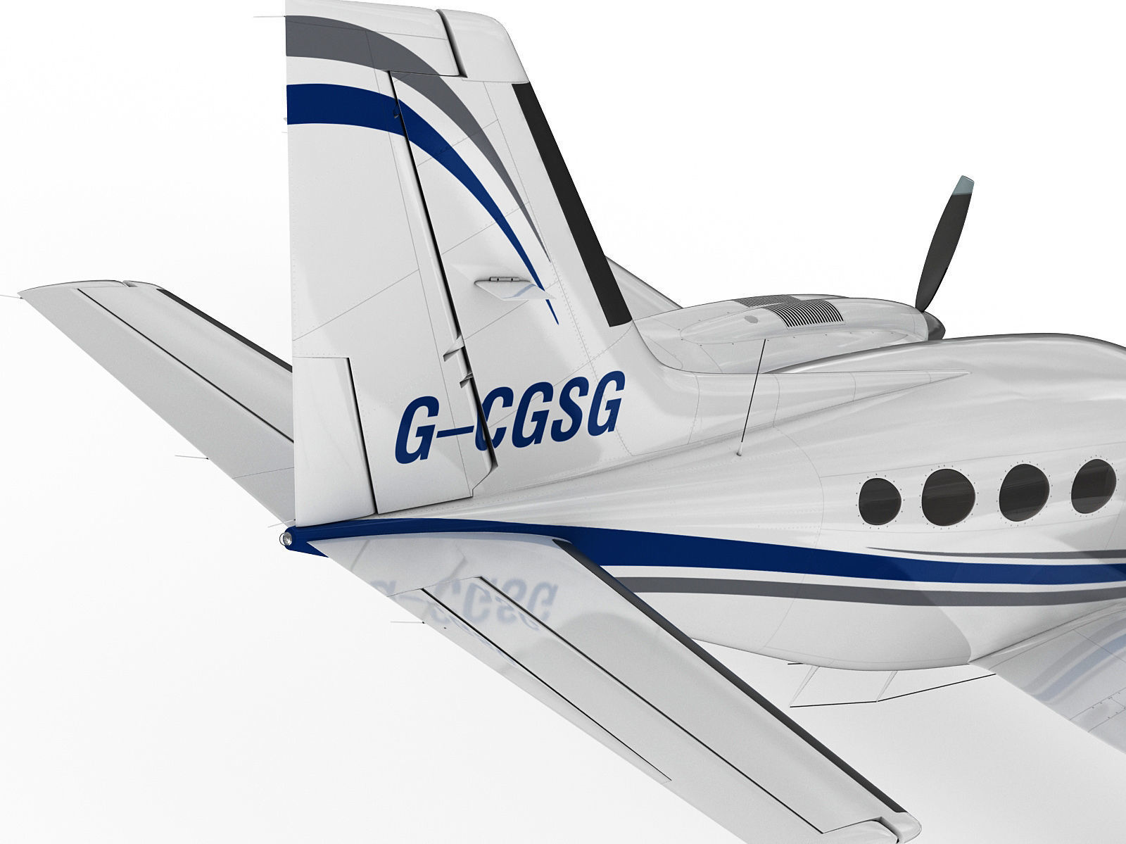 Cessna 421 Golden Eagle 3D model_4